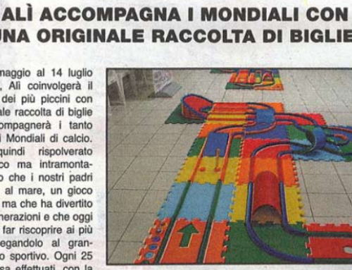Alì accompagna i mondiali di calcio con una originale raccolta di biglie