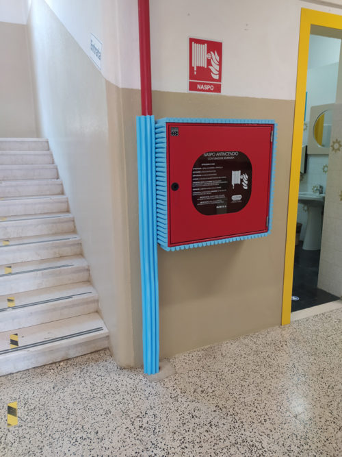 Protezioni paracolpi per cassette naspi