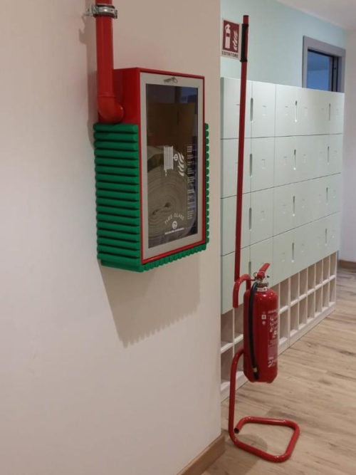 Protezioni paracolpi per cassette naspi