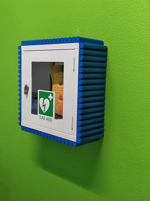 Paracolpi cassetta naspi, defibrillatore e cassetta elettrica