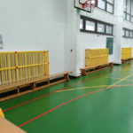 Impact protection for school gymnasium radiators