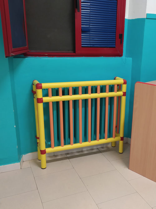 Copertura di sicurezza per radiatori scuole dell'infanzia