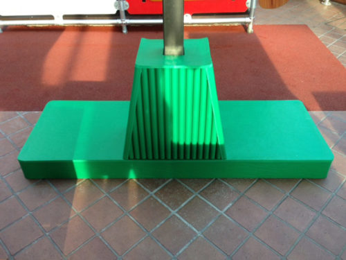 mc donalds, protezione basamento maxionda