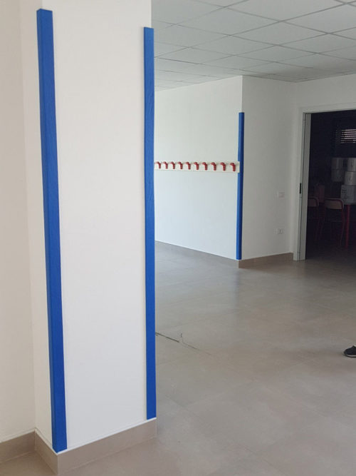 Angolari morbidi antiurto in gomma per bambini. Sicurezza scuole dell'infanzia