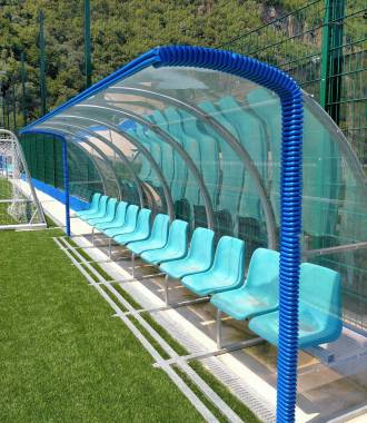 protezioni panchine atleti
