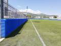 Protezioni antitrauma muretto campo da calcio