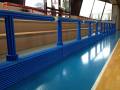 protezione tribune palazzetto sport