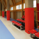 antitrauma protections columns sports facilities