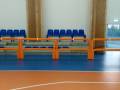 Protezioni ringhiere tribune palazzetto sportivo
