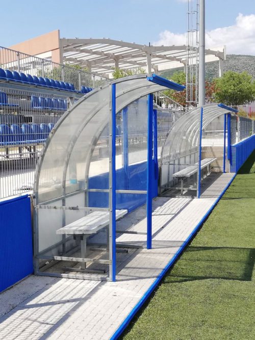 Safety paddings for soccer fields