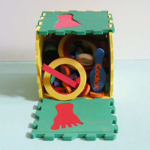 scatola giochi per bambini