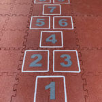 hopscotch game outdoor