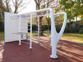 Pavimentazione area fitness esterna