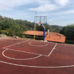 Basketball court flooring