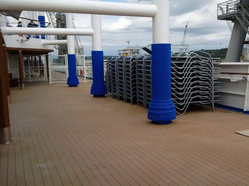protezioni pilastri colonne navi