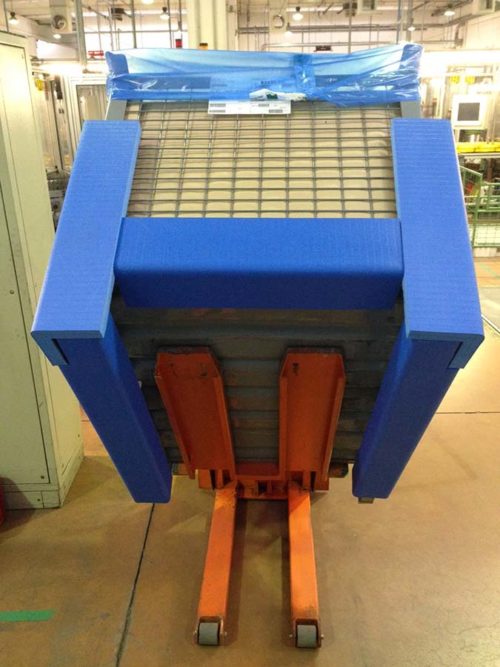 protezioni carrelli, protezioni industriali