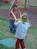 cerchio gigante, Giochi psicomotori per bambini