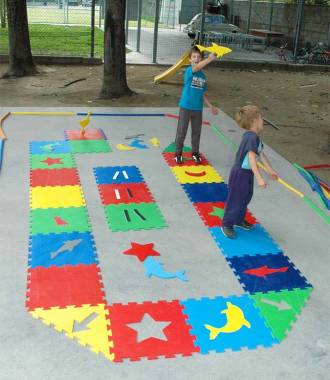 Gioco dell'oca per bambini su tappeti