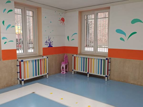Copritermosifoni di sicurezza per scuole dell'infanzia